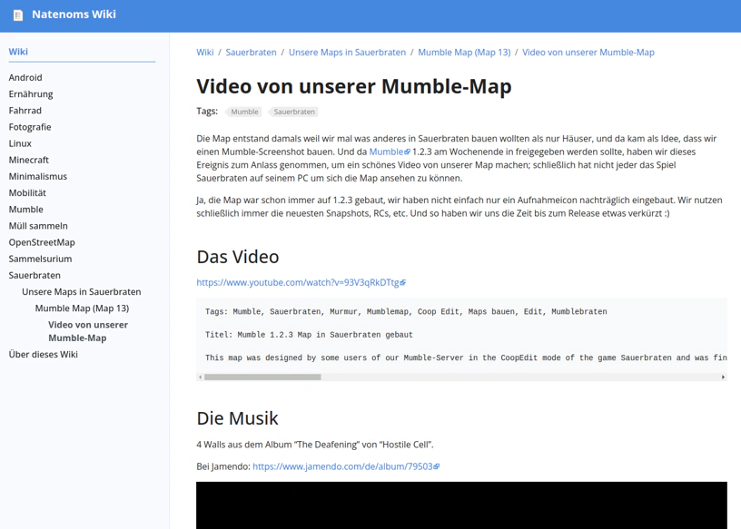 Sidebar wird gecached und es ist nicht alles sichtbar.