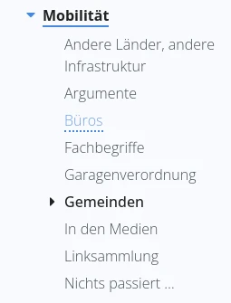 Neue Sidebar