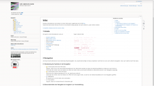 DokuWiki mit Standard-Template