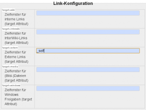 DokuWiki - externe Links