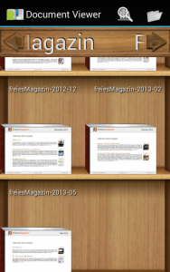 Android App Document Viewer – Hauptansicht