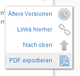 PDF exportieren über die Pagetools – dank DW2PDF