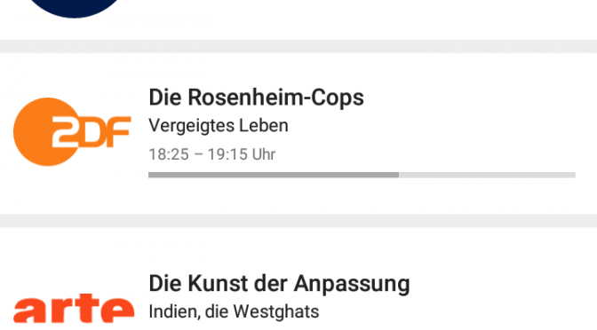 Zapp – Android App zum Anschauen öffentlich-rechtlicher Livestreams