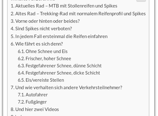 Inhaltsverzeichnis für mehr Übersicht in Blogbeiträgen – WordPress Plugin „Easy Table of Contents“