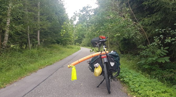 Einmal benutzungspflichtigen Radweg absichern, danke…